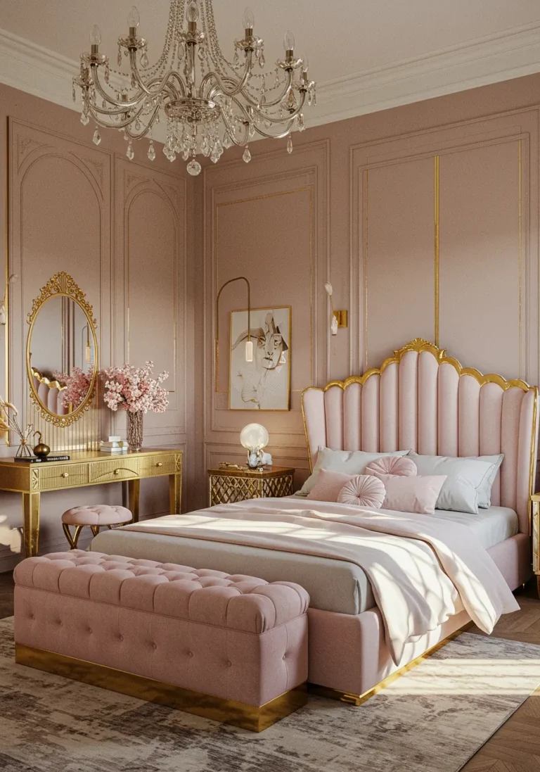 Art Deco-Inspired Princess Bedroom