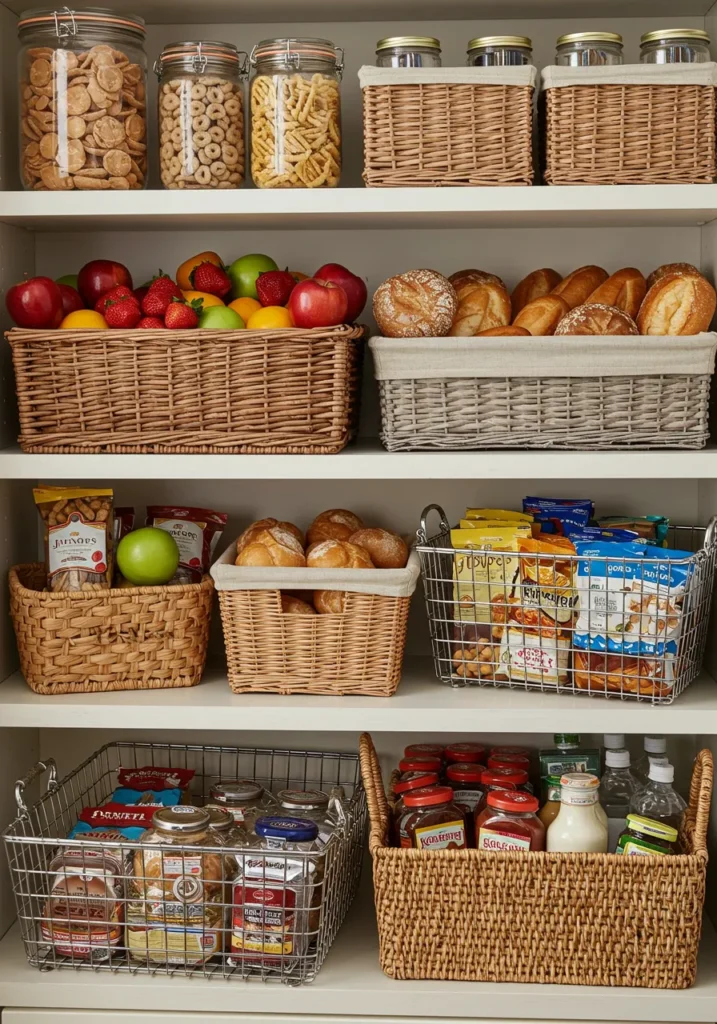 Baskets for Storage In Kitchen