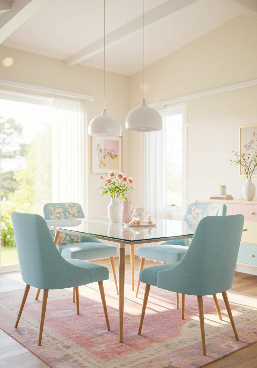 Bright and Airy Dining Room