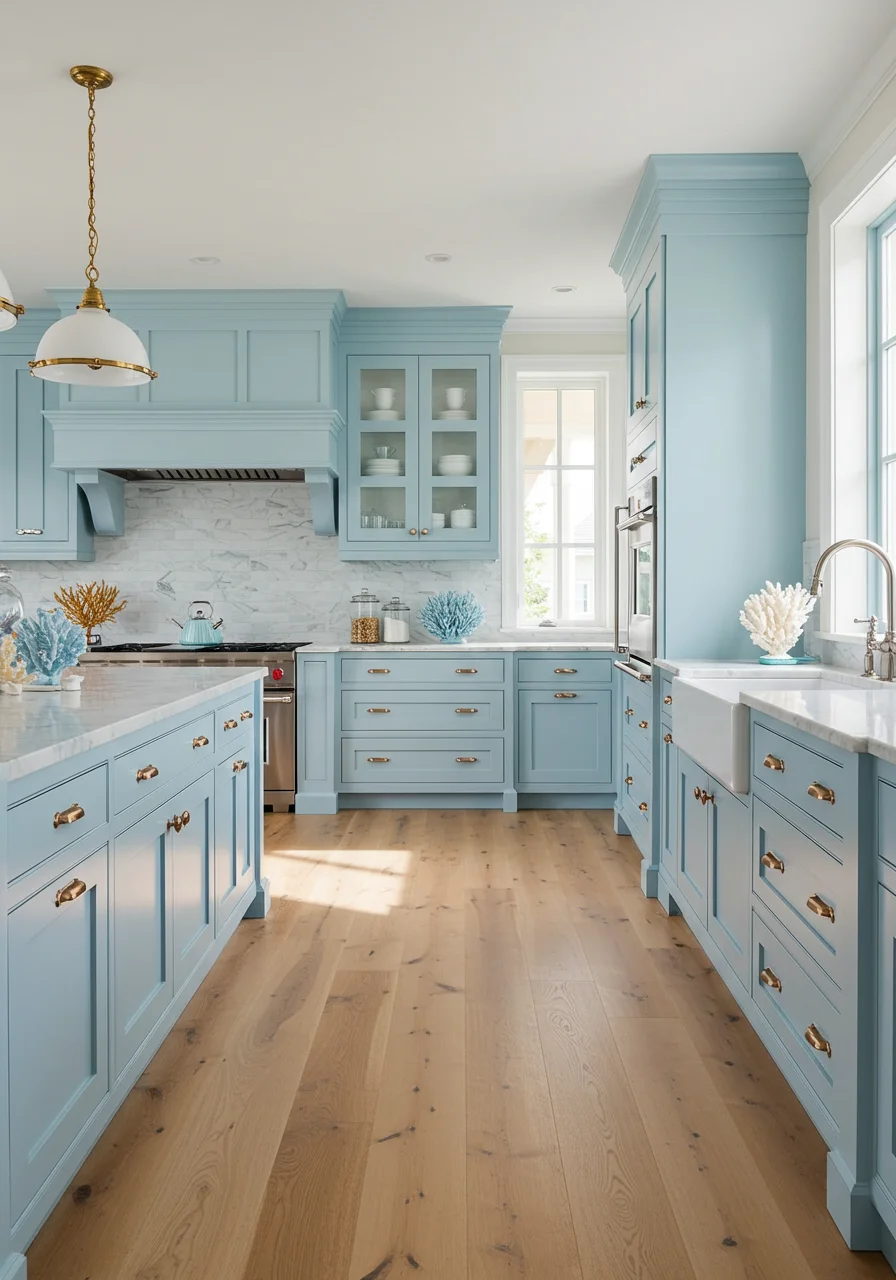 Coastal-Inspired Kitchen