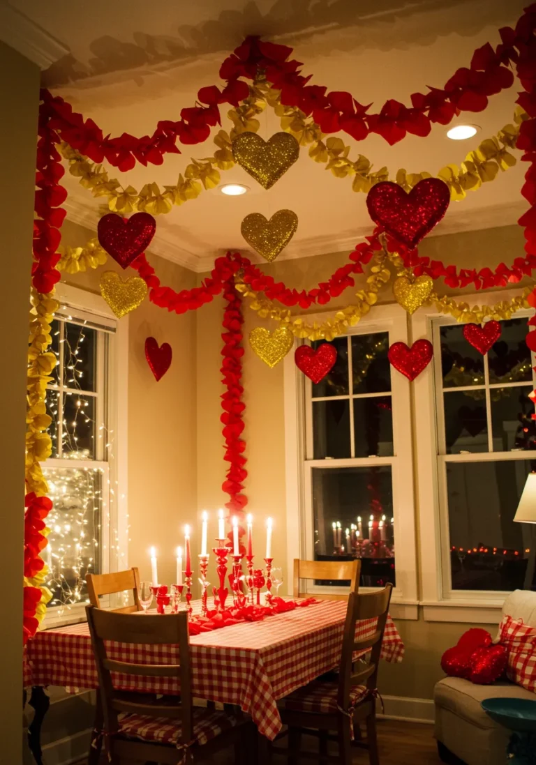 Floating Hearts Decor Valentine's Day