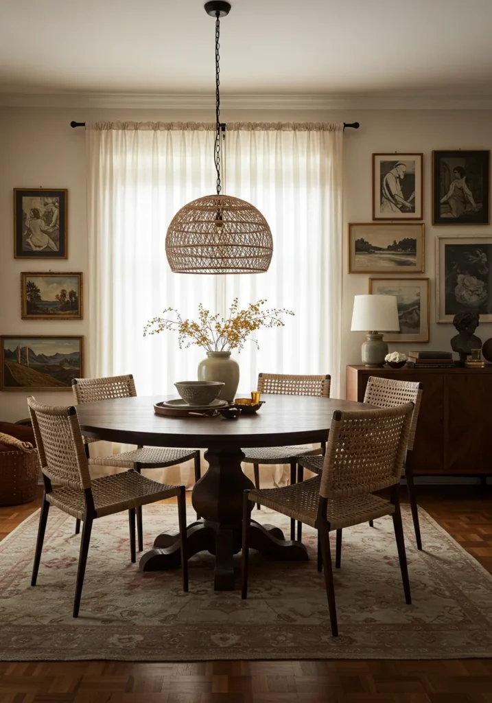 Bohemian-Inspired Dining Room