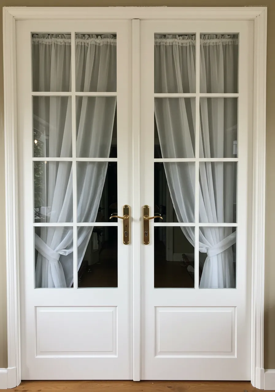 Double French Door Makeover