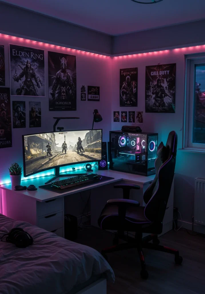 Gaming Setup Bedroom