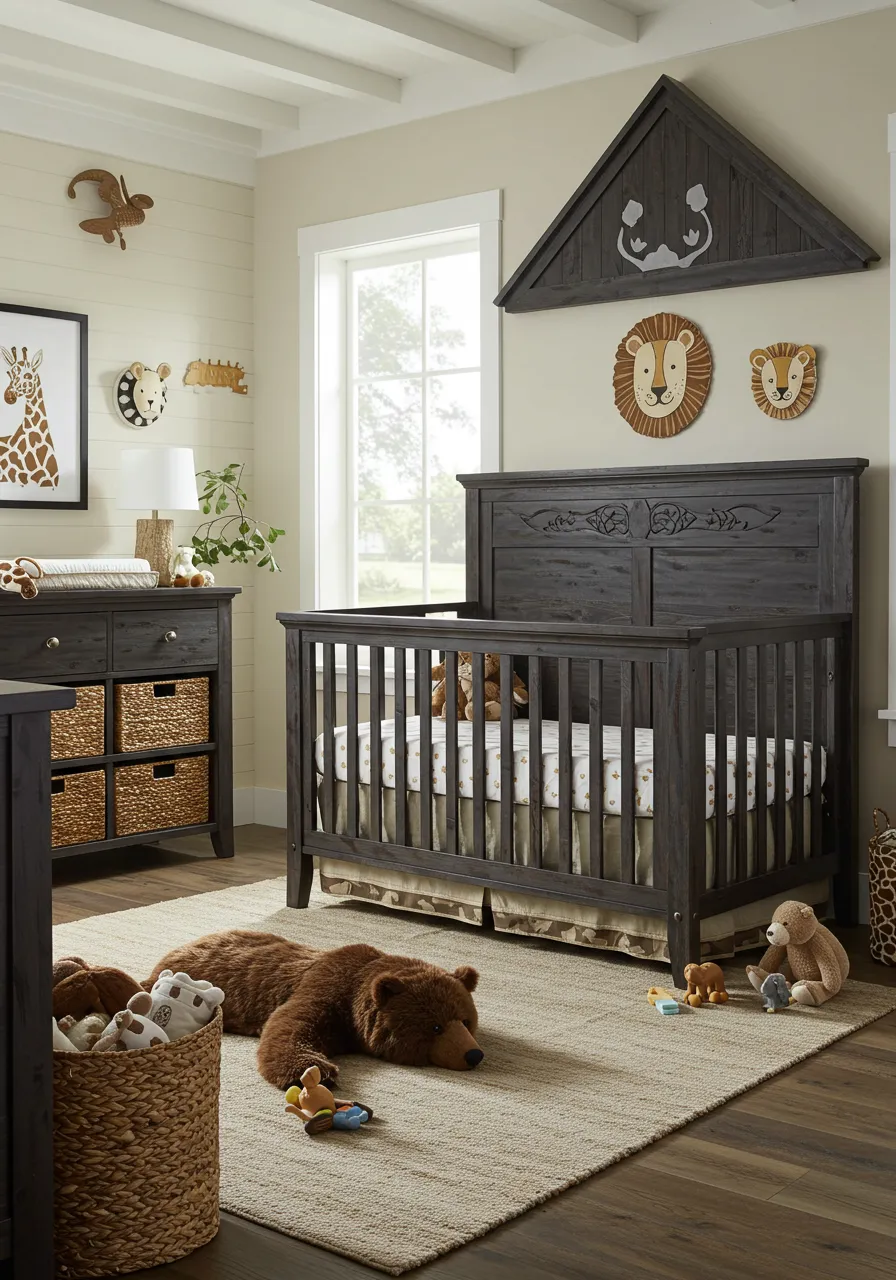 Rustic Animal-Themed Nursery