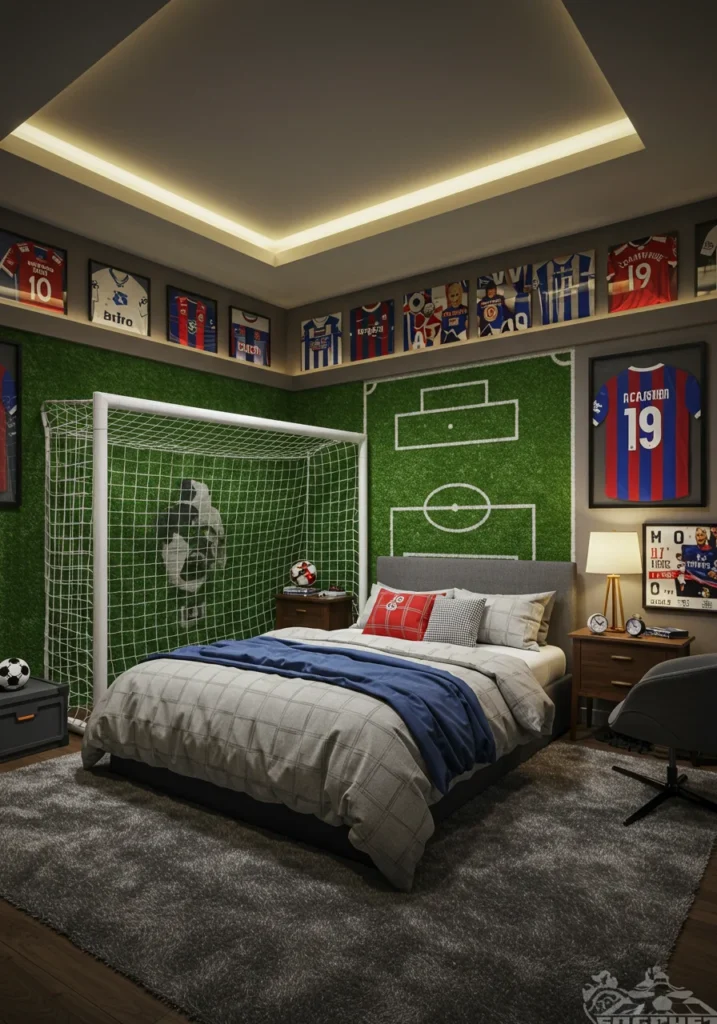 Sports-Themed Bedroom