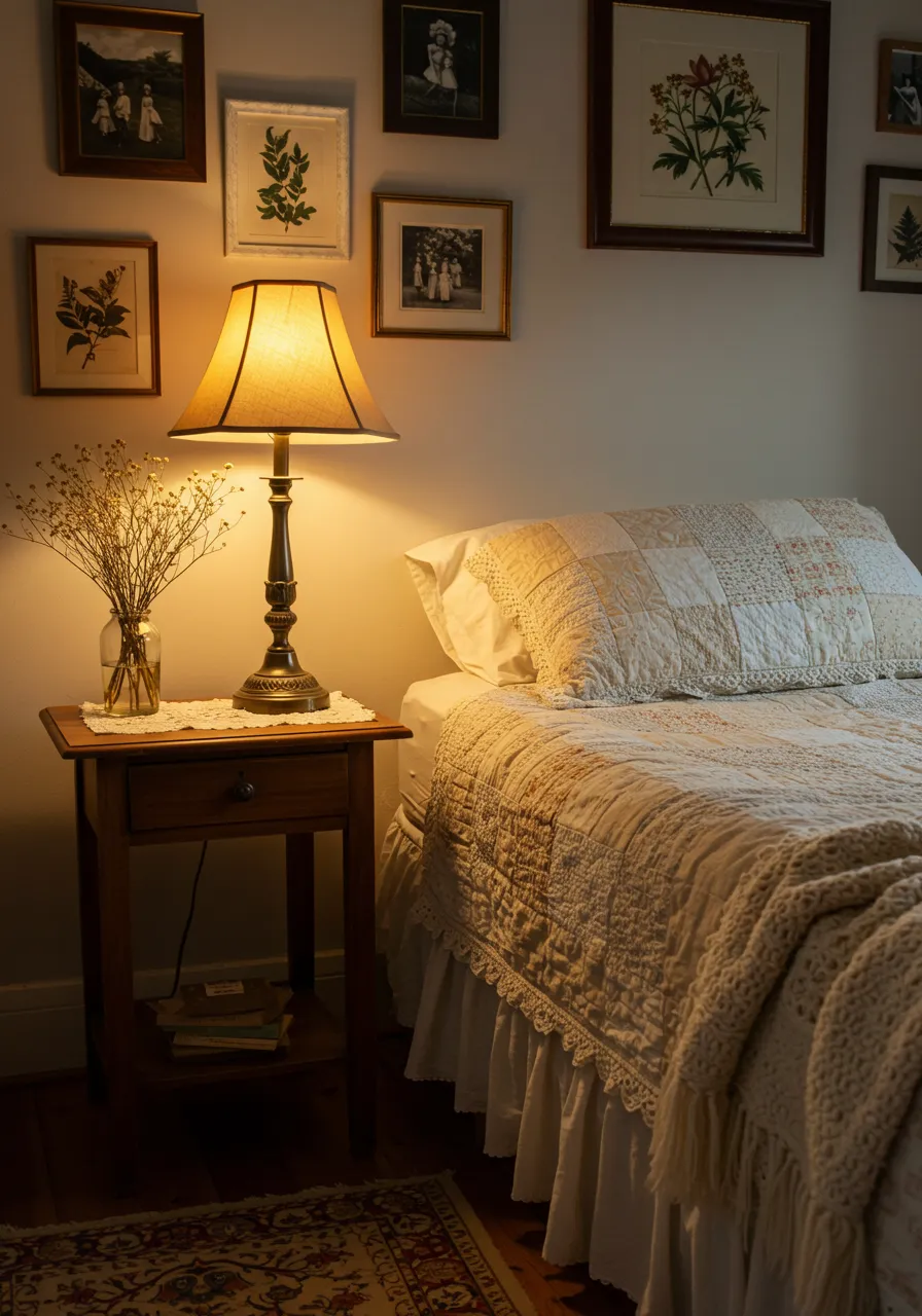 Cottagecore Vintage Bedroom