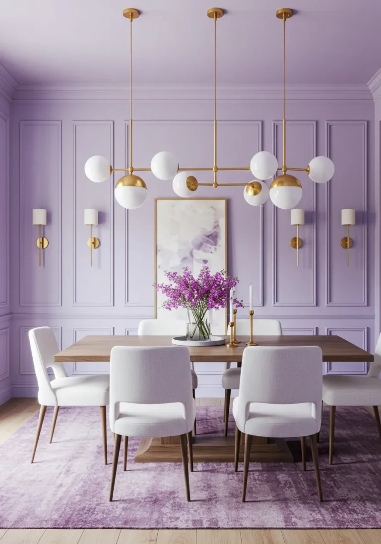 Dusty Lavender for a Soft Elegance