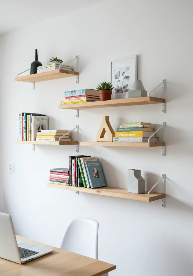 Floating Wooden Shelves