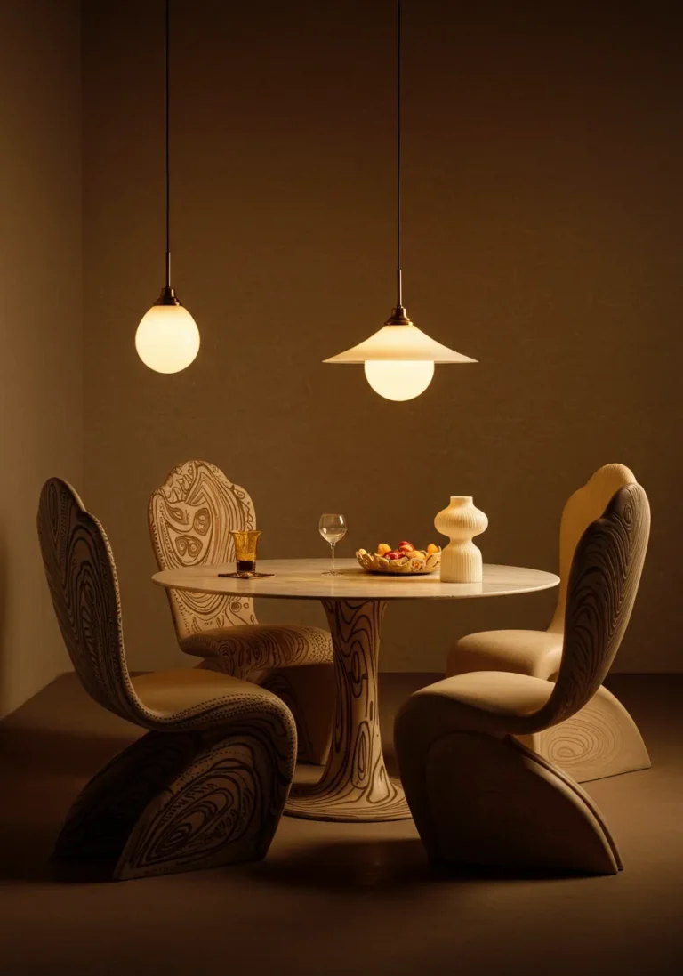 Sculptural Dining Room Furniture