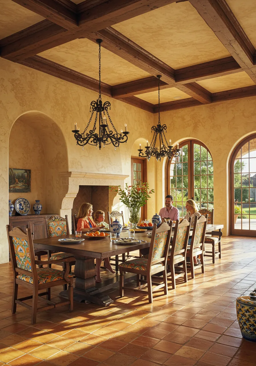 Spanish Revival Dining Room