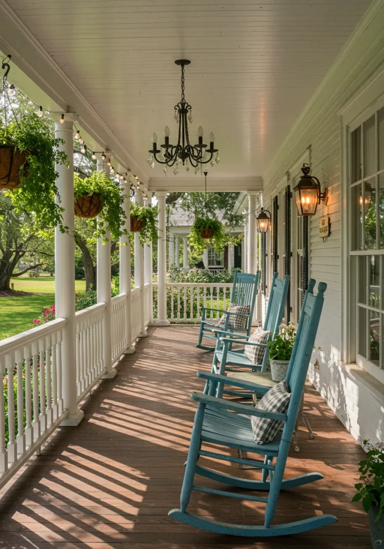 Country-Style Southern Porch