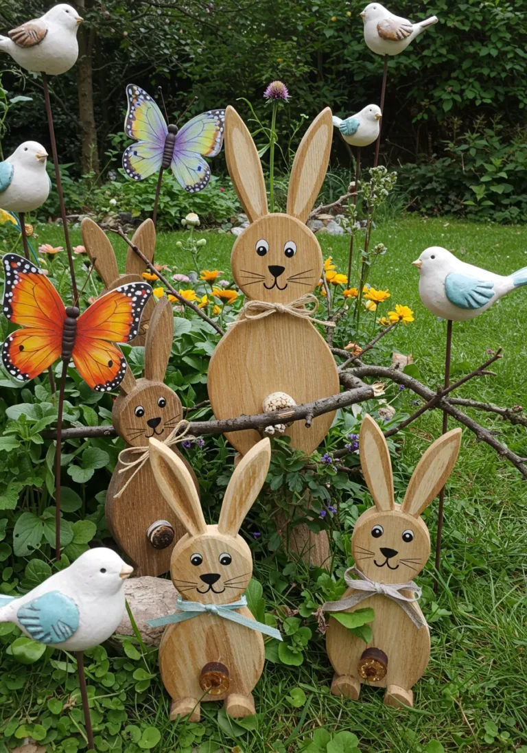 DIY Bunny or Butterfly Garden Decor