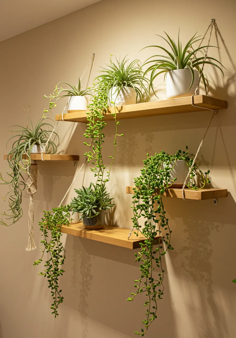 DIY Hanging Plant Wall