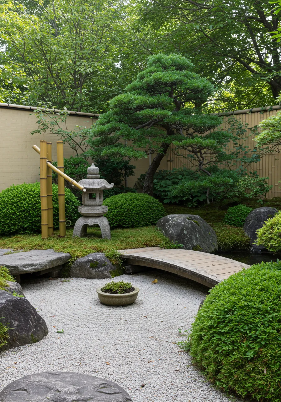 Japanese-Inspired Garden