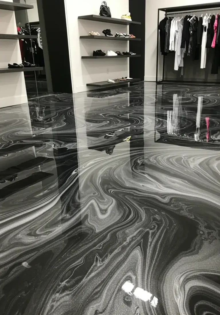 Metallic Epoxy Concrete Floor