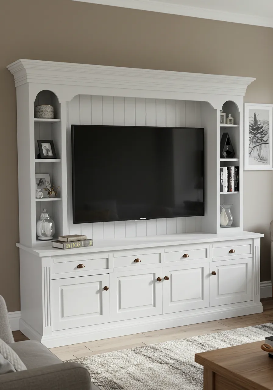 Classic White Shaker-Style Unit